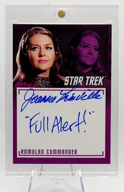 2018 Star Trek Tos Captains Collection Joanne Linville As Romulan Commander 4398 Picclick