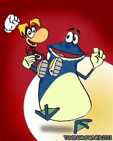 Rayman And Globox By Toongrowner On Deviantart