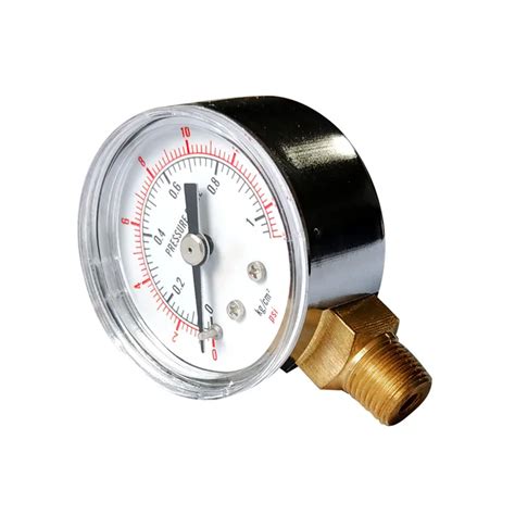 Customizable Air Pressure Gauge Least Count 15 Inch 300 Bar Pressure