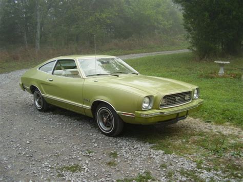 Bright Green Gold 1974 Ford Mustang Ii Hatchback