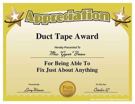 Funny Awards For Employees Work Staff Funny Awards Funny