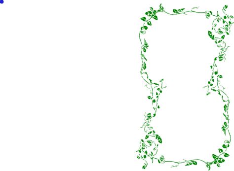 Green Ivy Vine Border Clip Art At Vector Clip