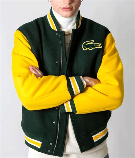 Varsity Jacket Yellow Ubicaciondepersonascdmxgobmx