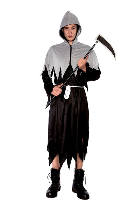 Mens Grim Reaper Deluxe Men Halloween Costume