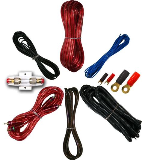 8 Gauge Amplfier Power Kit For Amp Install Wiring Imc702re Rca Cable