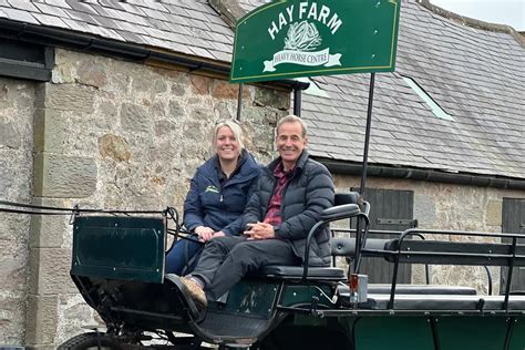 Robson Green Visits Hay Farm For New Tv Series About Northumberland