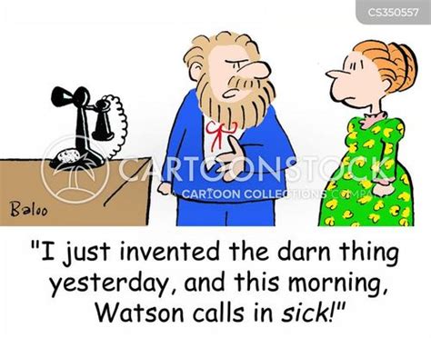 calling in sick cartoons and comics funny pictures from cartoonstock