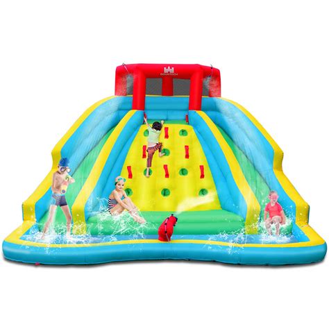 Buy Gymax Kids Bouncy Castle Inflatable Double Slides Water Park With