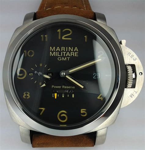 Marina Militare Gmt Automatic Power Reserve Pam Uhr Orologio Montre