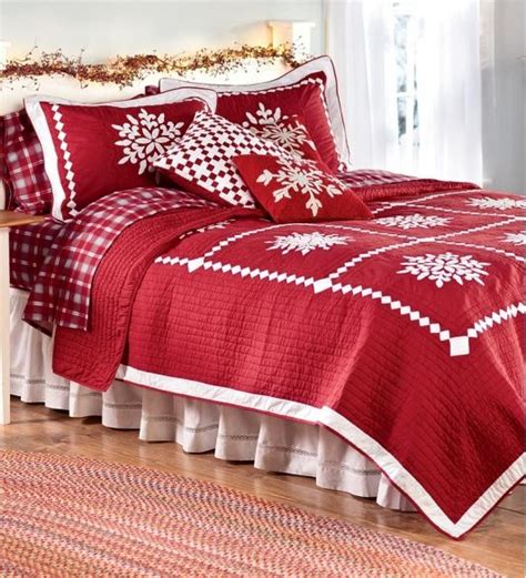 Crystal Snowflake Cotton Quilt Home And Garden Design Ideas Christmas