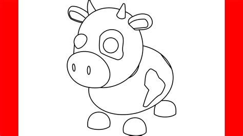 How To Draw Adopt Me Pets Cow