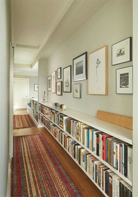35 Amazing Diy Bookshelves You Can Do Narrow Hallway Decorating Home