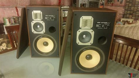 Vintage Akai Sw 137 Mk Iii Speakers In Stunning Museum Condition Photo