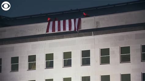 911 Flag Unfurling At Pentagon Wbbj Tv