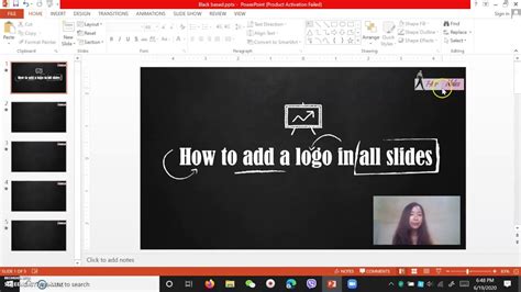 How To Add A Logo In All Powerpoint Slides Youtube