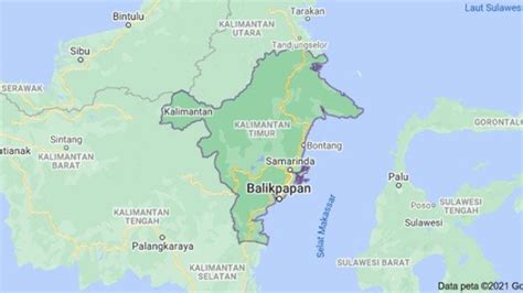 Peta Topografi Kalimantan Timur Maps Imagesee