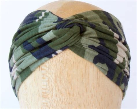 Camo Headband Women Camo Headwrap Army Style Camouflage Turban