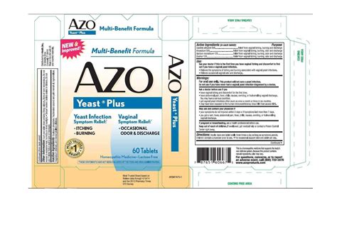 Azo Yeast Plus Candida Albicans Wood Creosote Sodium Chloride And Sulfur Tablet