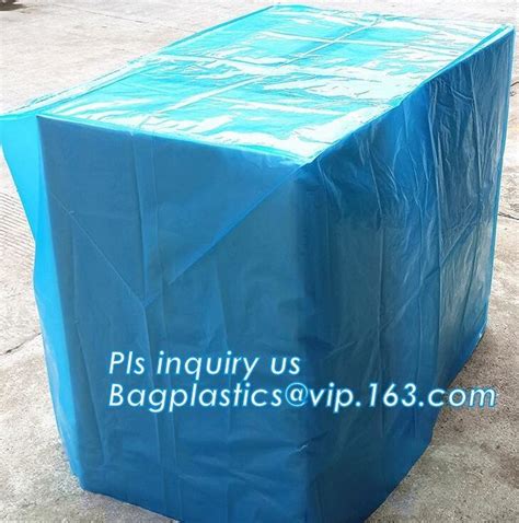 Customized Pe Pallet Cover Bag Waterproof Pallet Covers Poly Bags