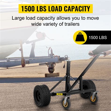 Vevor Vevor Adjustable Trailer Dolly Trailer Mover Dolly 680kg Manual