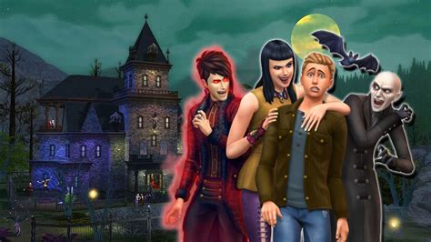The Sims 4 Vampire Game Pack Thoughts And Vampire Heights Info Youtube