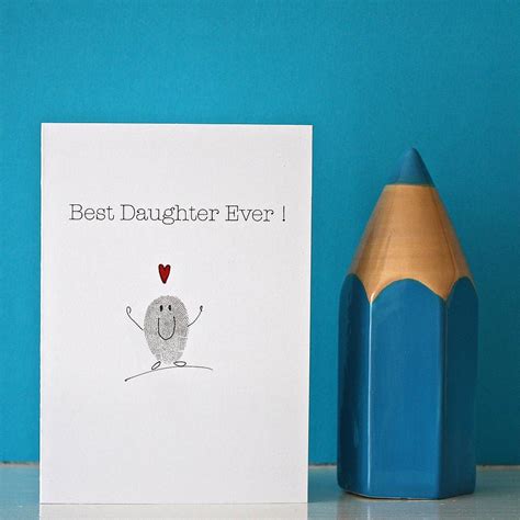 Best Daughter Ever Card By Adam Regester Design