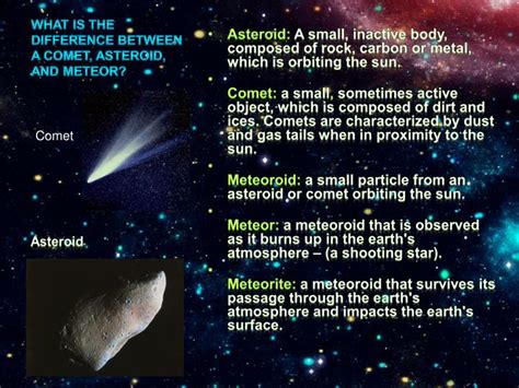 What Is The Difference Between An Asteroid And A Comet Forex Trading