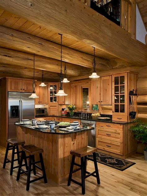 Log Cabin Kitchens How To Create A Cozy And Rustic Feel Kitchen Ideas