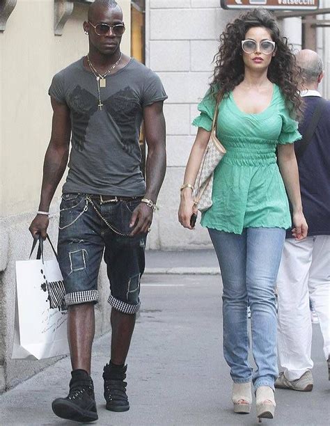 Football Stars Mario Balotelli And Girlfriend Raffaella Fico New Photos