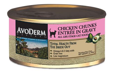 Avocados are a superfood that is rich in omega 3 fatty acids, folate, niacin, and a whole lot of other nutrients. AvoDerm Natural Chicken Chunks Canned Cat Food | Cat ...