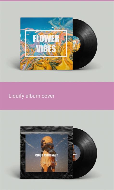 I Created This Two Modern Album Covers Liquify And Plastic Covers I