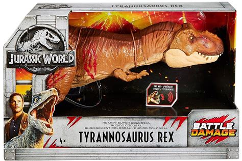 Jurassic World Fallen Kingdom Battle Damage Tyrannosaurus Rex Exclusive Action Figure Roarin