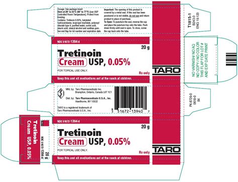 Tretinoin Cream Fda Prescribing Information Side Effects And Uses