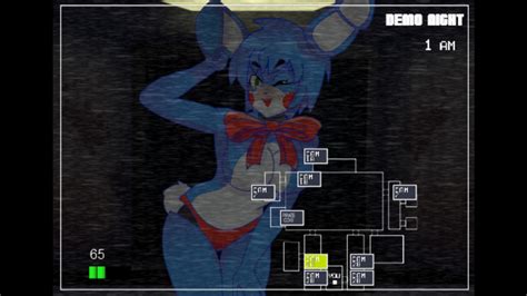 Five Nights In Anime Demo Night Toy Bonnie Posing By Duskstripe87 On