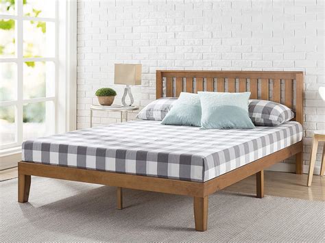 Buy Zinus Alexia Wood Platform Bed Frame With Headboard Solid Wood