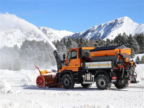 Snow Blowers Spreaders Snow Plows Winter Equipment L Bucher Municipal