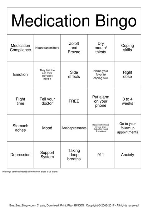Mental Health Bingo Cards To Download Print And Customize
