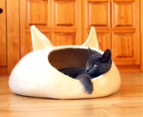 Sosuperawesome Felted Cat Caves By Agnesfelt