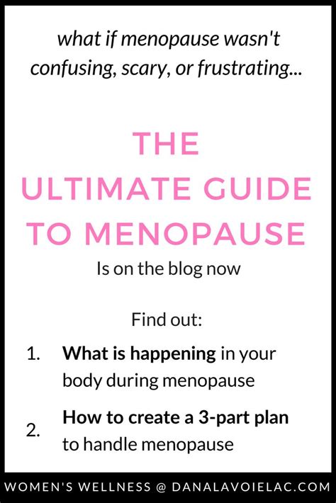 Do You Think Menopause Is Confusing Scary Or Frustrating In The New Ultimate Guide To