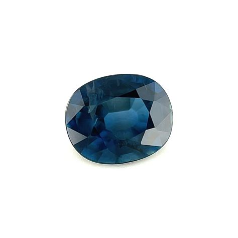 Fine Deep Royal Blue Australia Sapphire 077ct Oval Cut Rare Loose Gem