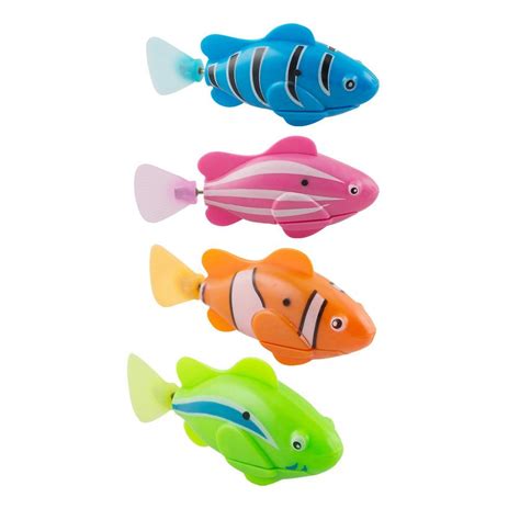 Denshine Swimming Robot Fish Toy Activated In Bath Water Magical