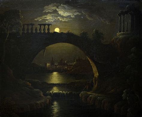 Sebastian Pether 17901844 Moonlit River Scene Aesthetic Painting