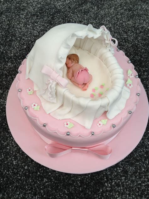 Its A Girl Baby Shower Cake All Adible Baby Shower Cakes Girl Baby