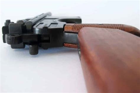 C96 Mauser With Wooden Stock Germany 1896 Irongate Armory