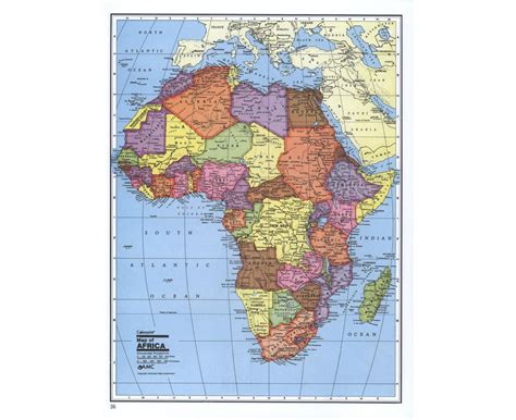 Detailed Map Of Africa With Countries