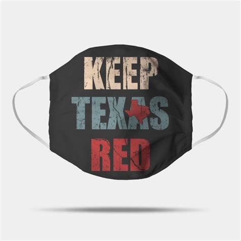 Keep Texas Red Vote 2020 By Jamesgreen Logo Face Red Collection