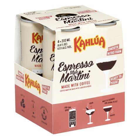 Kahlua Espresso Martini Cans 4 Pack 200ml Secret Bottle Reviews On Judge Me