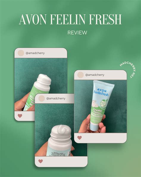 Avon Feelin Fresh Deodorant Review Crystal Tawas Mad Cherry