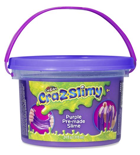 Cra Z Art Cra Z Slimy Pre Made Purple Slime Bucket