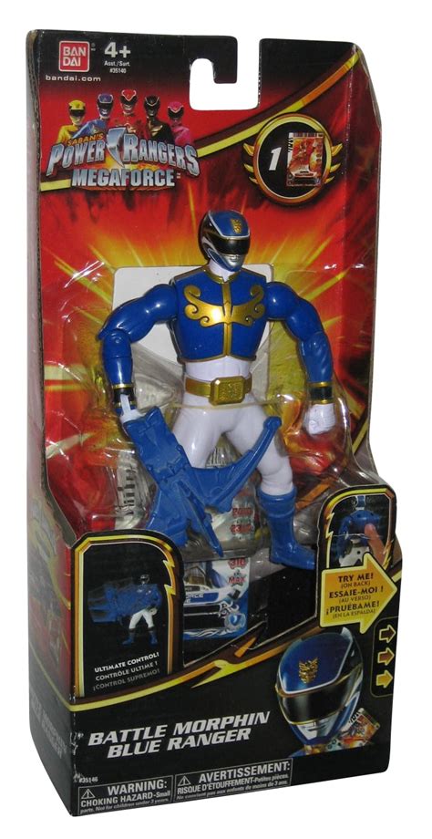 Power Rangers Megaforce 2013 Bandai Battle Morphin Blue Figure